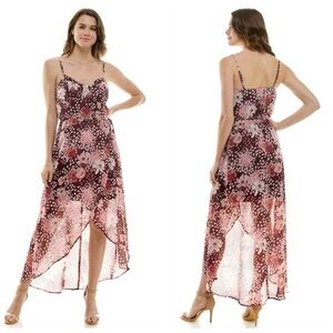 Boho Spaghetti Strap Dress – Juniors M Asymmetrical Flowy NWT CottageCore